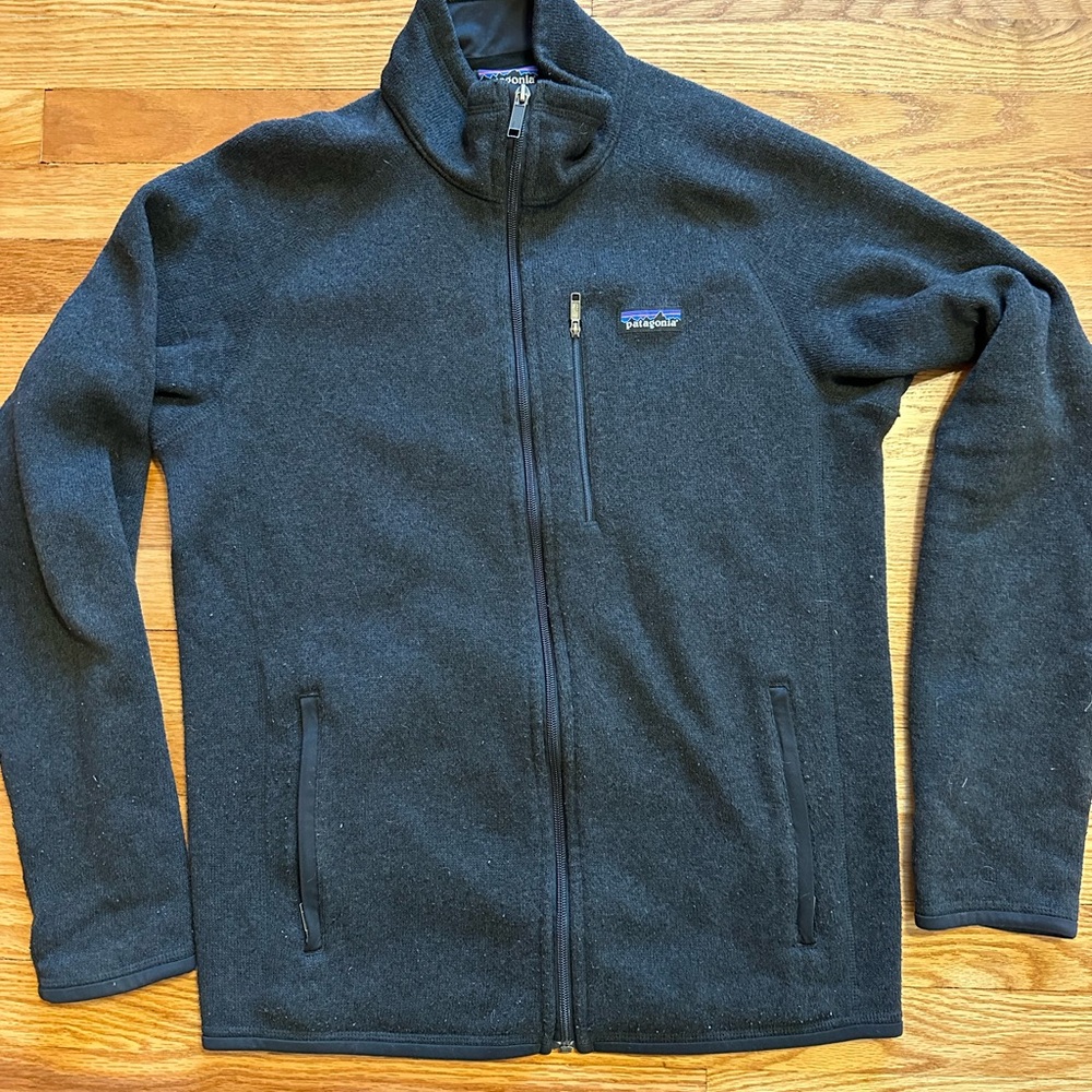 Patagonia Better Sweater Black Full-Zip Fleece Jacket, Men’s Medium